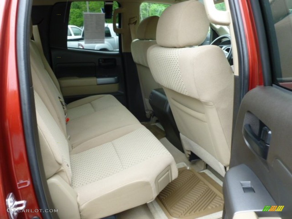 2010 Tundra SR5 Double Cab 4x4 - Salsa Red Pearl / Sand Beige photo #10