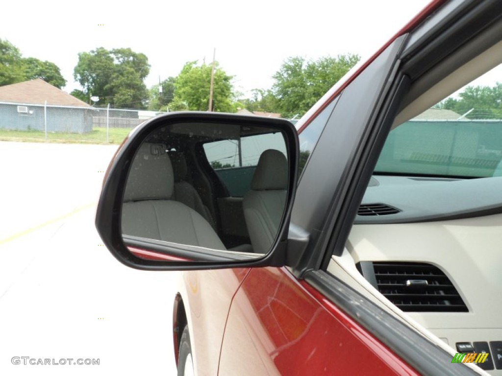 2012 Sienna XLE - Salsa Red Pearl / Bisque photo #13