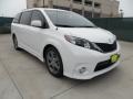 2012 Super White Toyota Sienna SE  photo #1