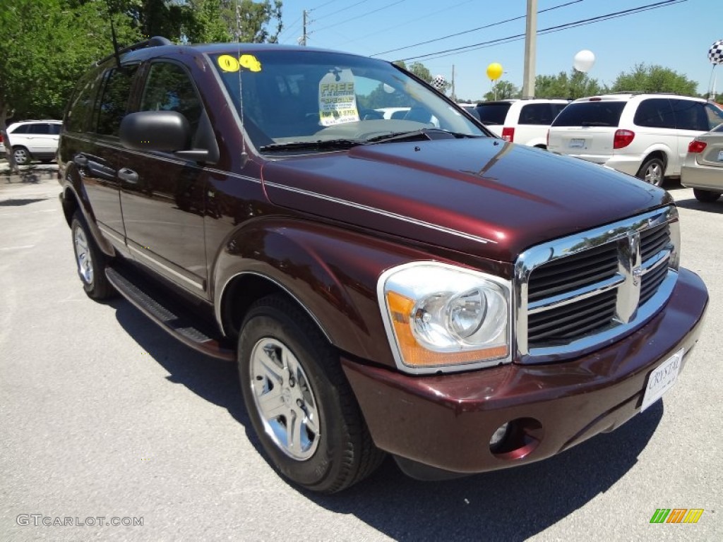 Deep Molten Red Pearl 2004 Dodge Durango Limited Exterior Photo #65036438