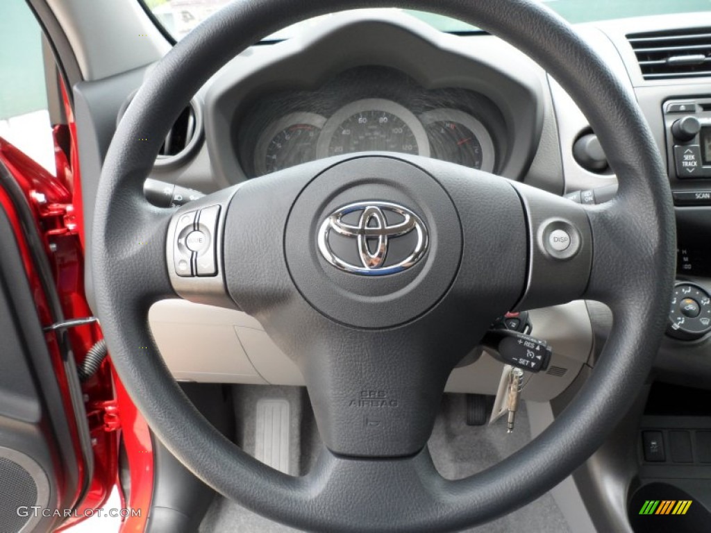 2012 Toyota RAV4 I4 Ash Steering Wheel Photo #65037065