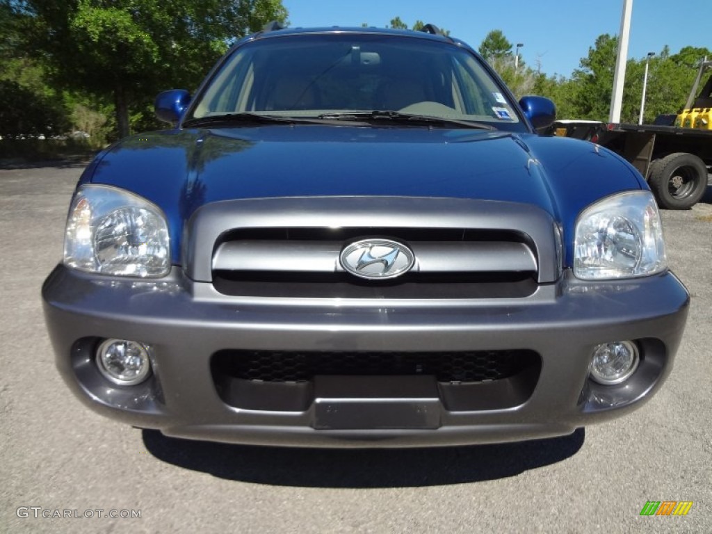 2006 Santa Fe GLS 3.5 - Nautical Blue / Gray photo #14