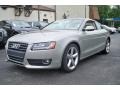 2010 Sahara Silver Metallic Audi A5 2.0T quattro Coupe  photo #2