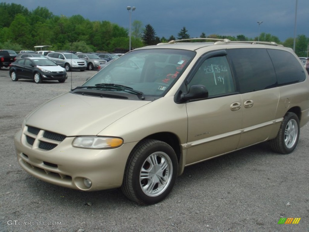 2000 Grand Caravan ES - Champagne Pearl / Camel photo #9