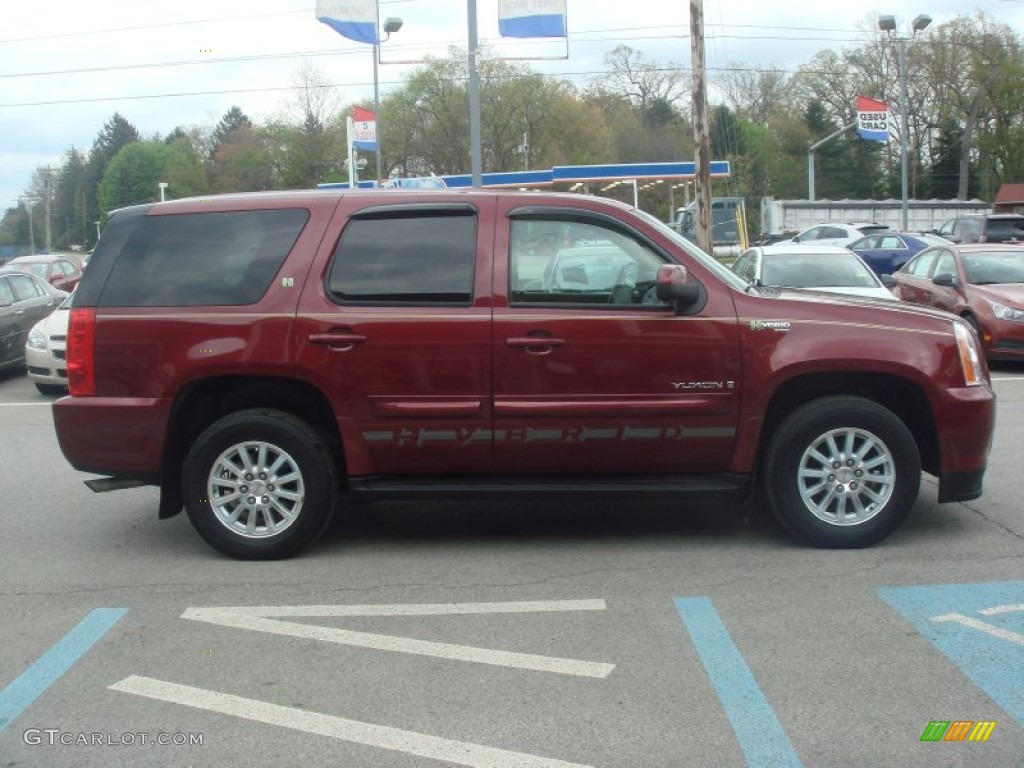 Sonoma Red Metallic 2008 GMC Yukon Hybrid 4x4 Exterior Photo #65038477