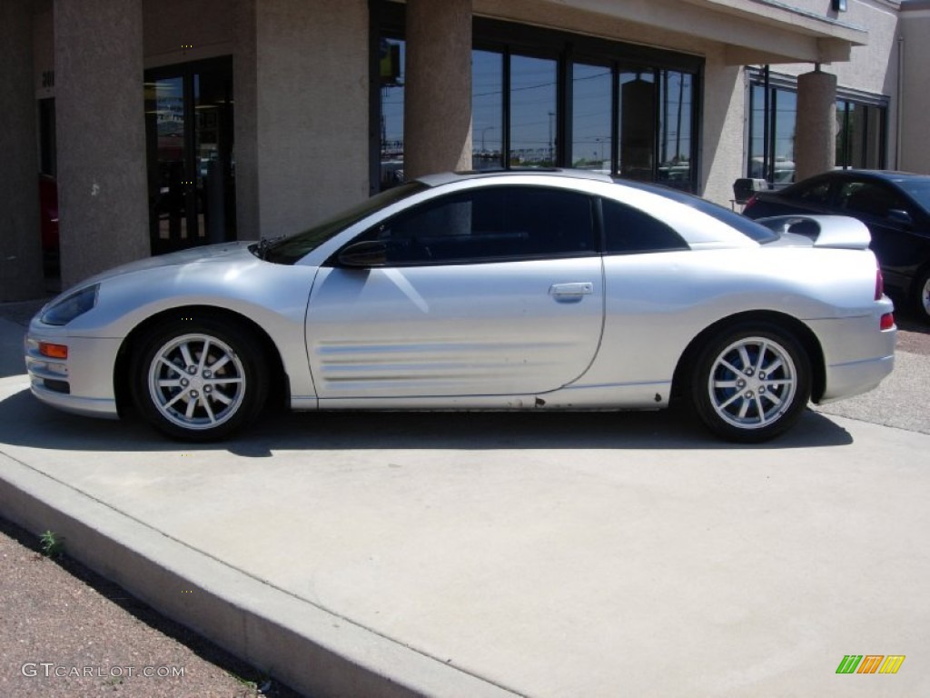 Sterling Silver Metallic 2000 Mitsubishi Eclipse GS Coupe Exterior Photo #65038585