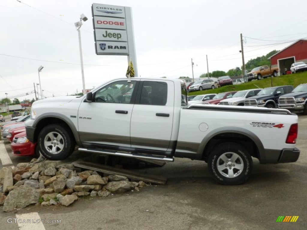 2010 Ram 1500 TRX4 Quad Cab 4x4 - Stone White / Dark Slate/Medium Graystone photo #1