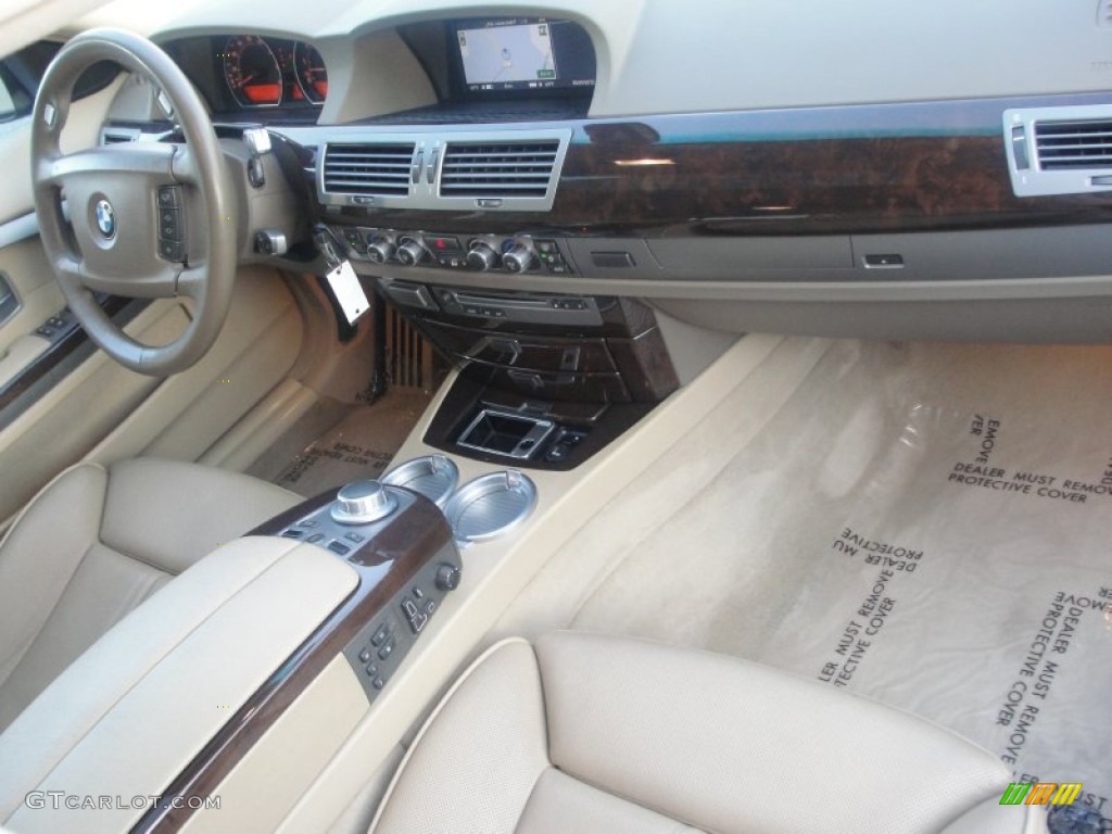 2006 7 Series 750i Sedan - Jet Black / Dark Beige/Beige III photo #16
