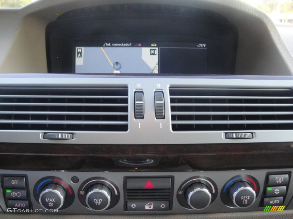 2006 7 Series 750i Sedan - Jet Black / Dark Beige/Beige III photo #22