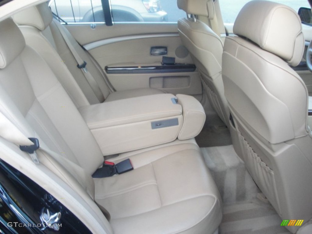 2006 7 Series 750i Sedan - Jet Black / Dark Beige/Beige III photo #27