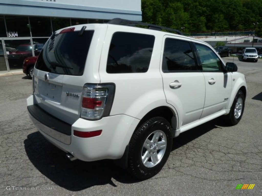 White Suede 2009 Mercury Mariner Hybrid Exterior Photo #65039364