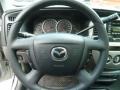 Black 2004 Mazda Tribute LX V6 4WD Steering Wheel