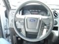 Steel Gray 2012 Ford F150 XL Regular Cab 4x4 Steering Wheel