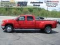 Fire Red - Sierra 3500HD SLE Crew Cab 4x4 Dually Photo No. 1