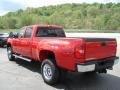 Fire Red 2012 GMC Sierra 3500HD SLE Crew Cab 4x4 Dually Exterior