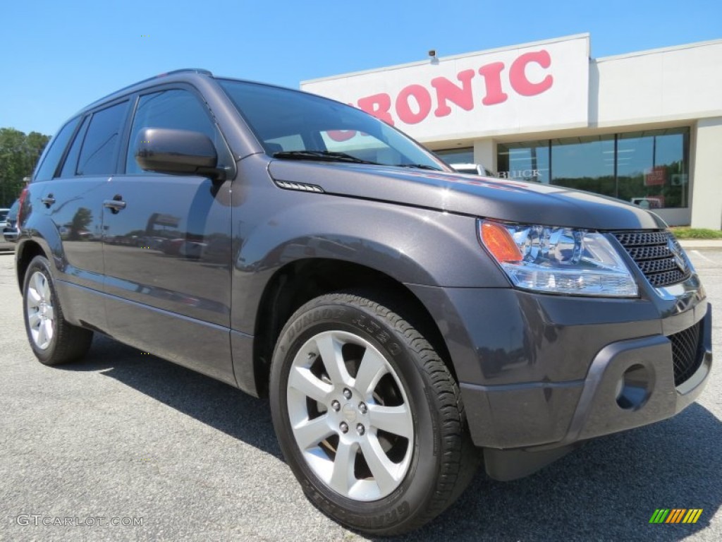 2012 Grand Vitara Limited - Azure Gray Metallic / Black photo #1