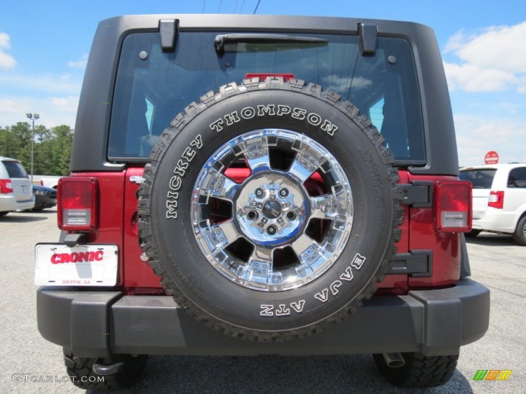 2012 Wrangler Sport 4x4 - Deep Cherry Red Crystal Pearl / Black photo #6