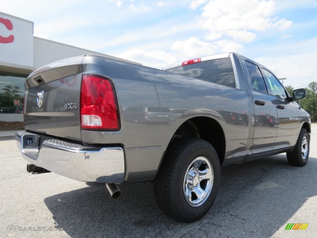 2012 Ram 1500 ST Quad Cab 4x4 - Mineral Gray Metallic / Dark Slate Gray/Medium Graystone photo #7