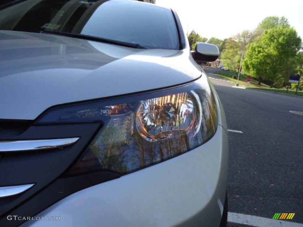 2012 CR-V EX 4WD - Alabaster Silver Metallic / Gray photo #12