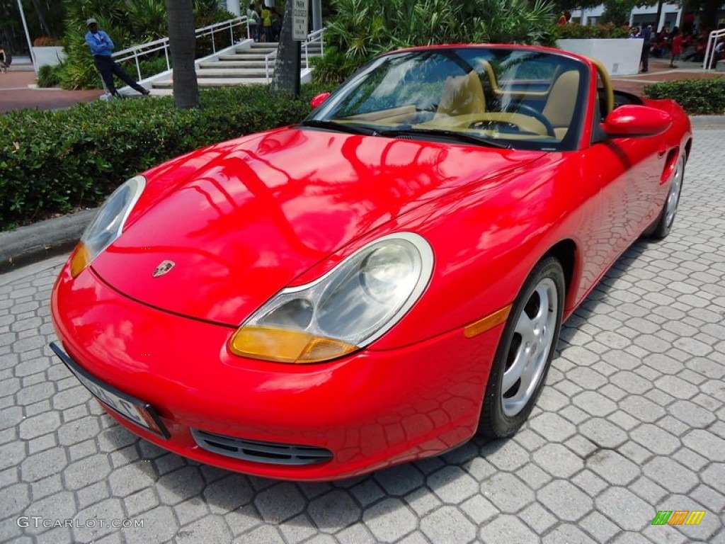 Guards Red 1998 Porsche Boxster Standard Boxster Model Exterior Photo #65047482
