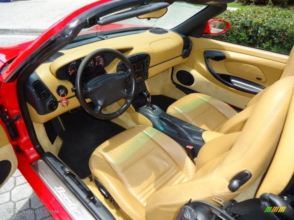 Savanna Beige Interior 1998 Porsche Boxster Standard Boxster Model Photo #65047622