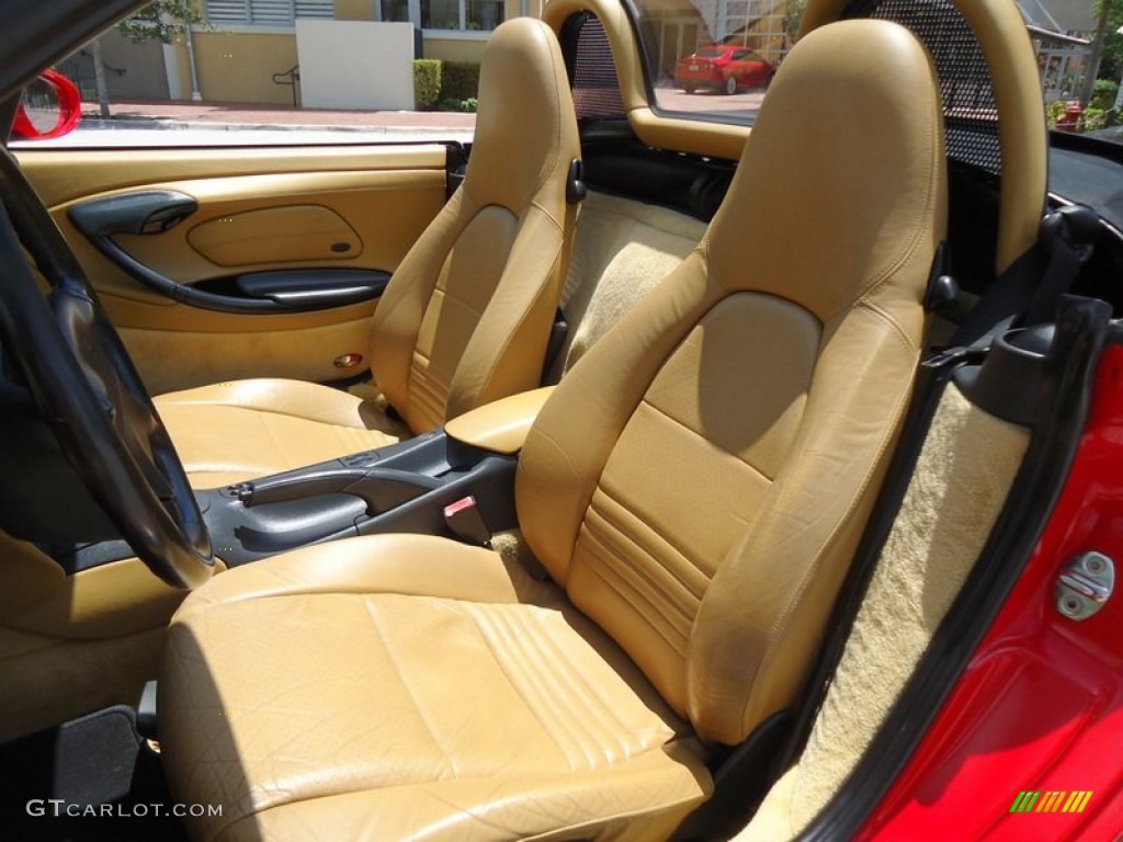 Savanna Beige Interior 1998 Porsche Boxster Standard Boxster Model Photo #65047762