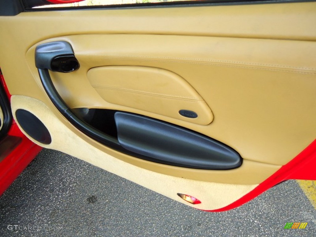 1998 Porsche Boxster Standard Boxster Model Savanna Beige Door Panel Photo #65048114