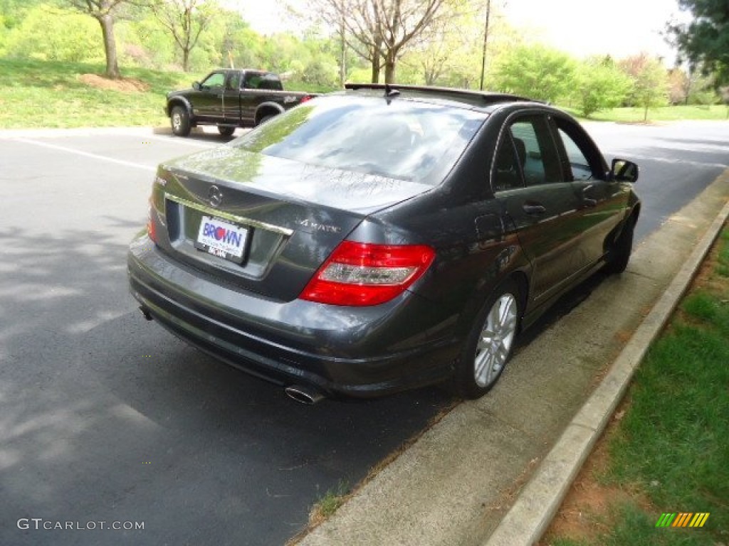 2009 C 300 4Matic - Steel Grey Metallic / Black photo #7