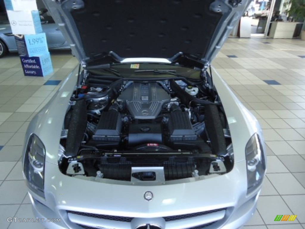2012 Mercedes-Benz SLS AMG 6.3 Liter AMG DOHC 32-Valve VVT V8 Engine Photo #65053654