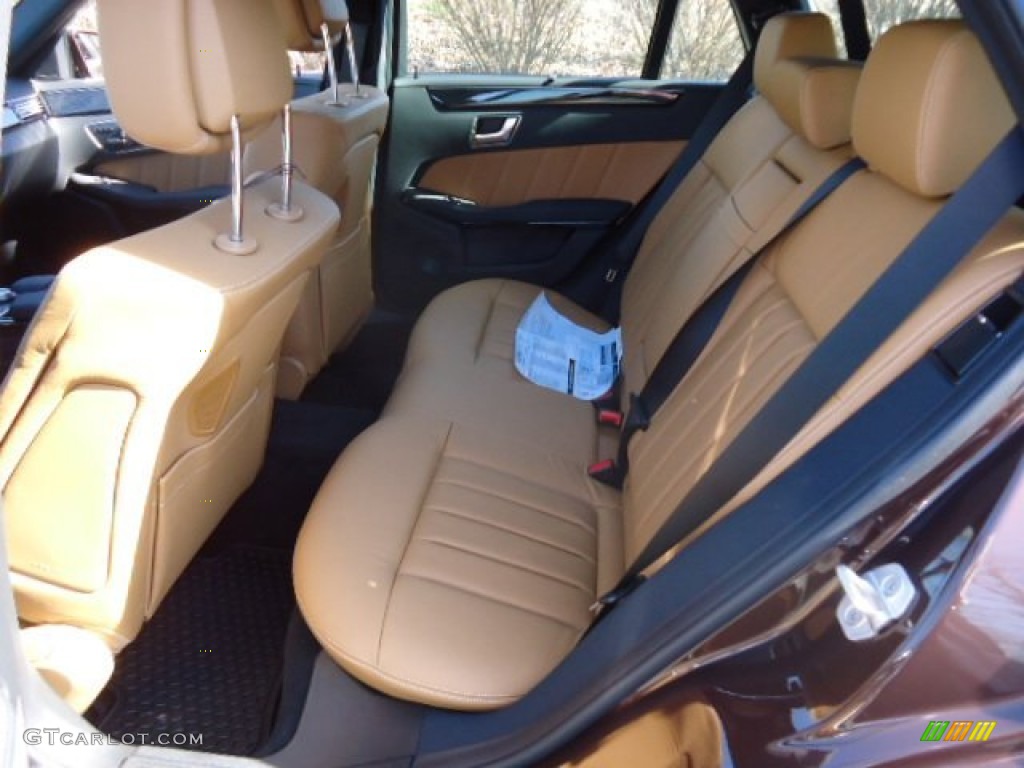 Natural Beige/Black Interior 2012 Mercedes-Benz E 350 4Matic Wagon Photo #65053801