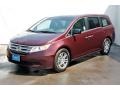 2012 Dark Cherry Pearl II Honda Odyssey EX-L  photo #3