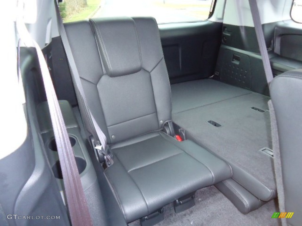 Black Interior 2012 Honda Pilot EX-L 4WD Photo #65055391