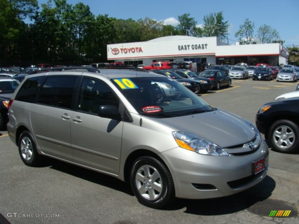 2010 Sienna LE - Silver Shadow Pearl / Stone photo #1