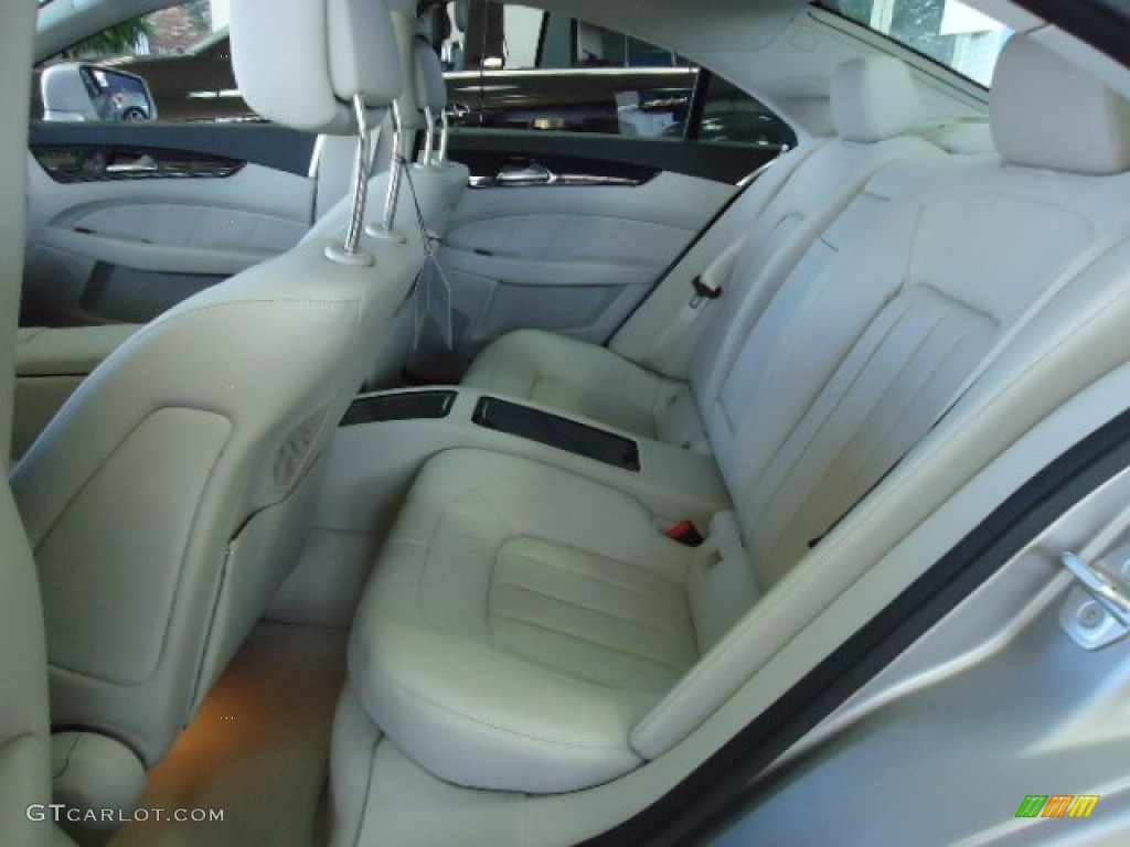 Ash/Black Interior 2012 Mercedes-Benz CLS 550 4Matic Coupe Photo #65056465