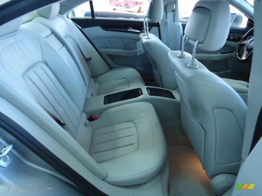 Ash/Black Interior 2012 Mercedes-Benz CLS 550 4Matic Coupe Photo #65056493