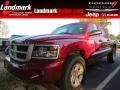 Deep Cherry Red Crystal Pearl 2011 Dodge Dakota Big Horn Crew Cab