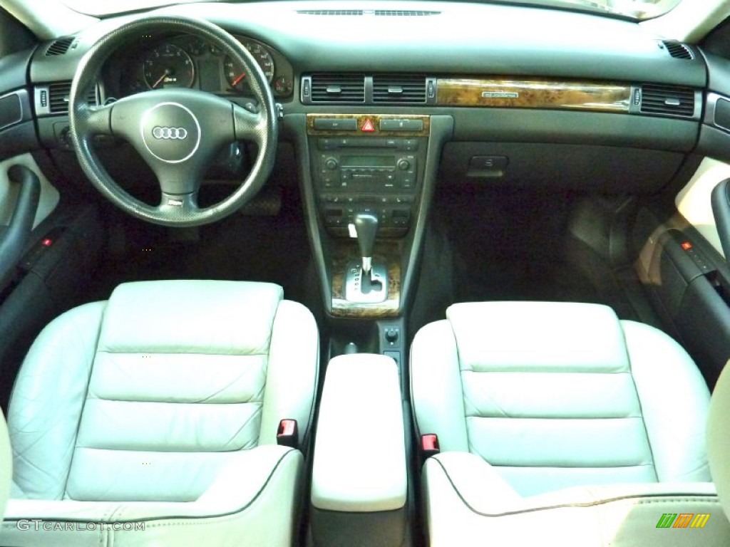 2003 Audi RS6 4.2T quattro Silver/Ebony Black Dashboard Photo #65061097