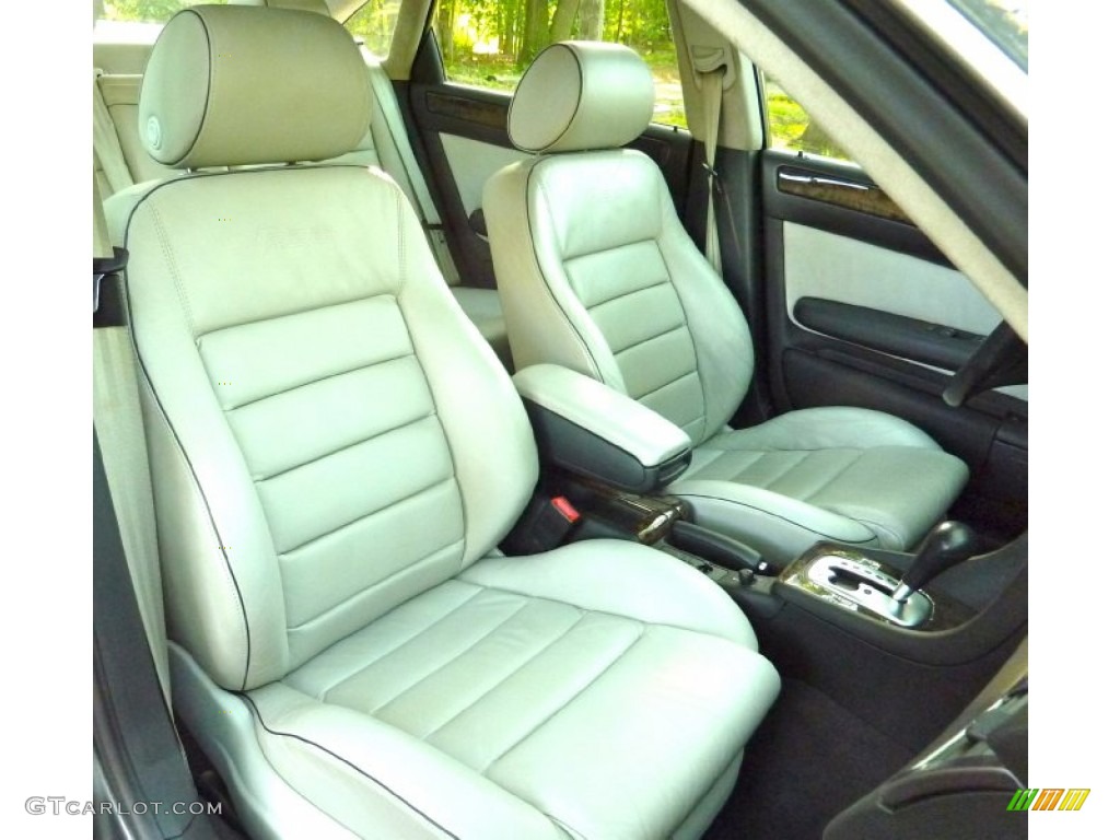 Silver/Ebony Black Interior 2003 Audi RS6 4.2T quattro Photo #65061214