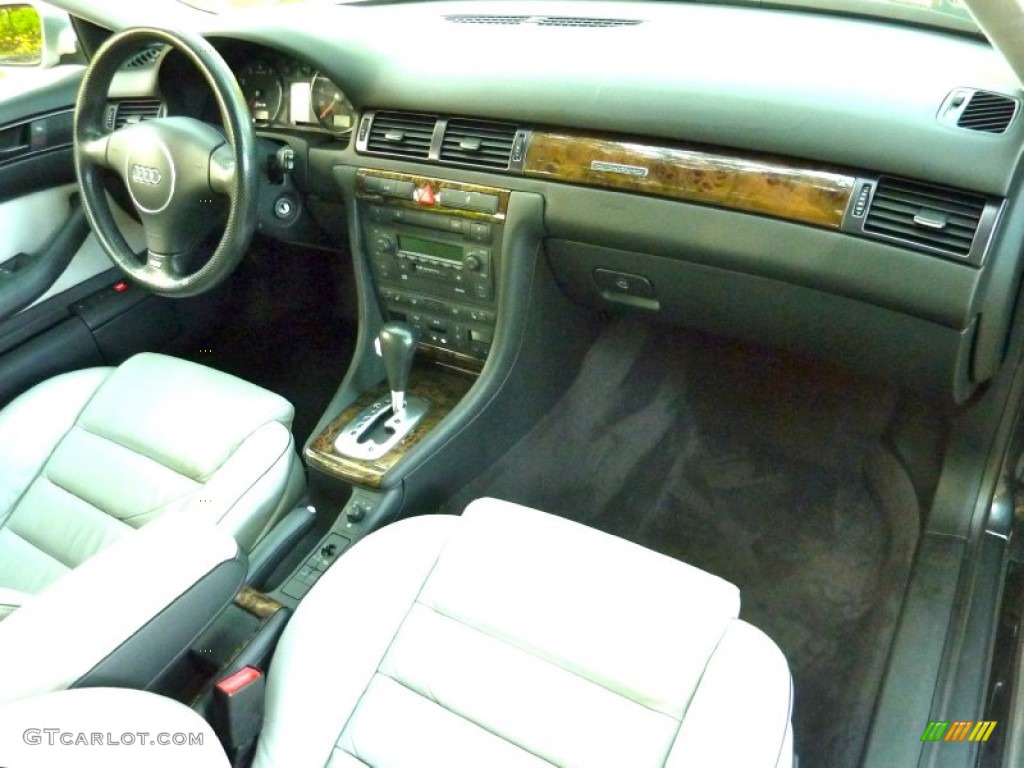 2003 Audi RS6 4.2T quattro Silver/Ebony Black Dashboard Photo #65061232
