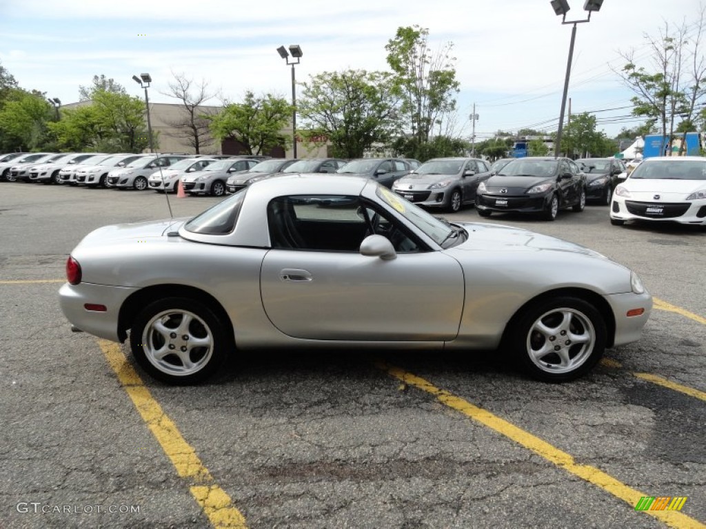 Sunlight Silver Metallic 2002 Mazda MX-5 Miata LS Roadster Exterior Photo #65062762