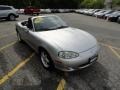 2002 Sunlight Silver Metallic Mazda MX-5 Miata LS Roadster  photo #19