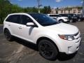 2013 White Platinum Tri-Coat Ford Edge SEL AWD  photo #1