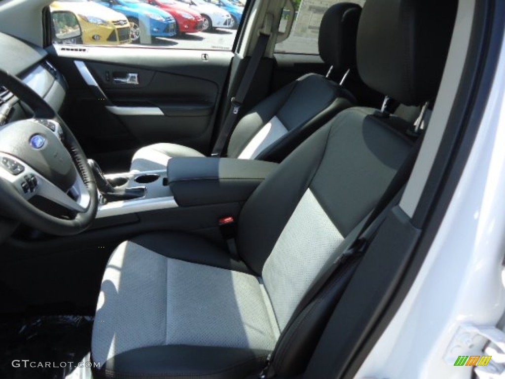 2013 Edge SEL AWD - White Platinum Tri-Coat / SEL Appearance Charcoal Black/Gray Alcantara photo #8