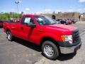 2012 Vermillion Red Ford F150 XL Regular Cab 4x4  photo #1