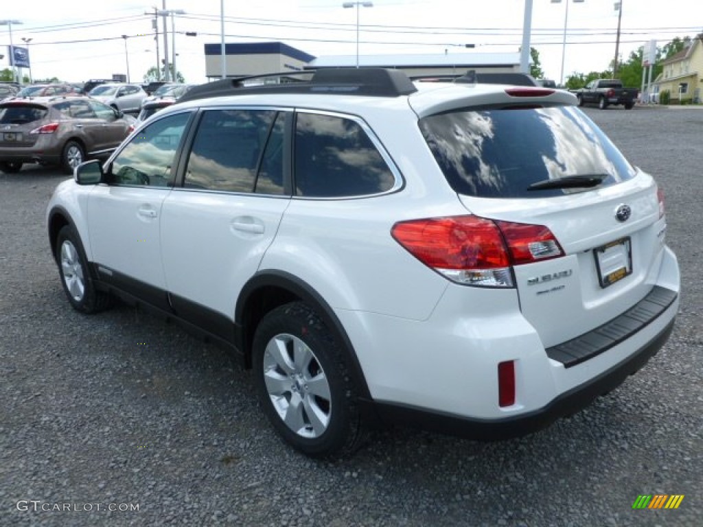 2012 Outback 2.5i Limited - Satin White Pearl / Warm Ivory photo #5