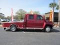 2006 Dark Red Metallic GMC C Series TopKick C5500 Crew Cab Chassis 5th Wheel  photo #2