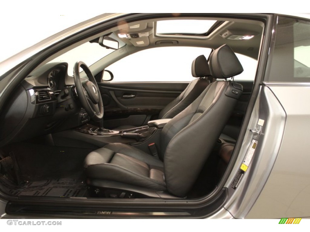 2008 3 Series 328xi Coupe - Space Grey Metallic / Black Dakota Leather photo #8
