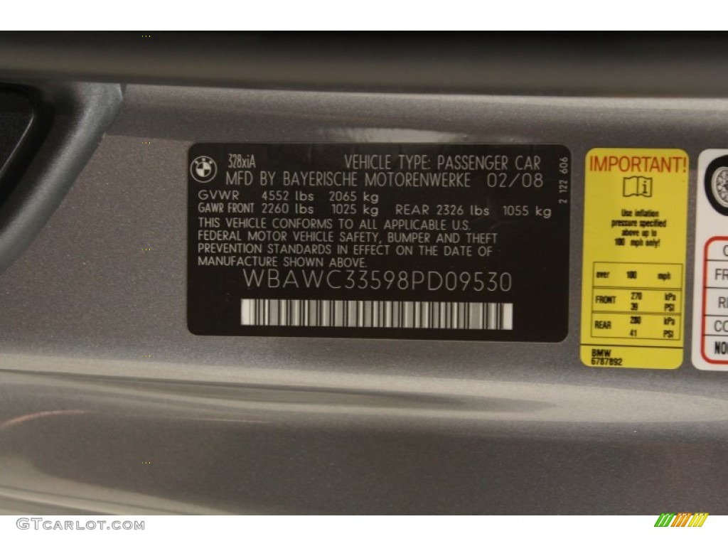 2008 3 Series 328xi Coupe - Space Grey Metallic / Black Dakota Leather photo #27