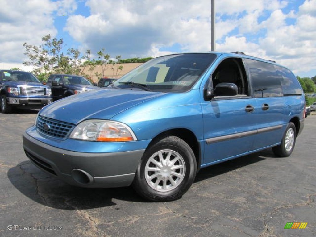 Light Sapphire Blue Metallic 2001 Ford Windstar LX Exterior Photo #65068535