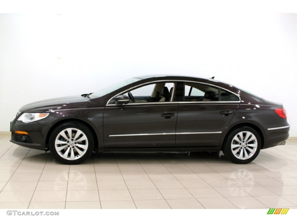 2009 CC Sport - Mocha Brown Metallic / Cornsilk Beige Two-Tone photo #4